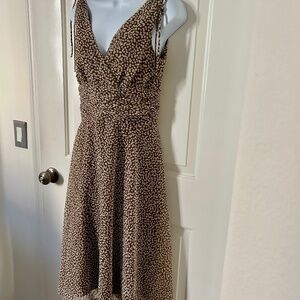 Elegant Mocha Dress for Special Occassion - Size 6